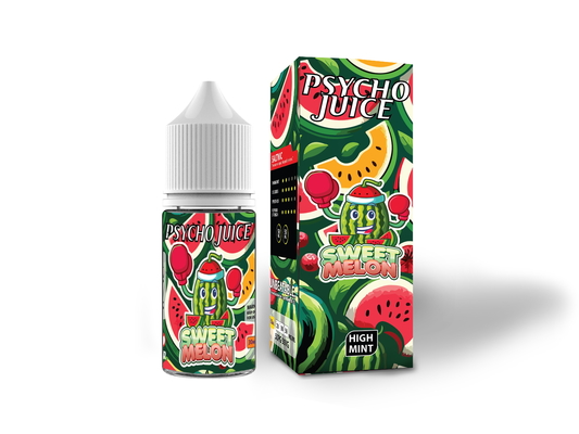 Psycho Juice MELLOW MELON Вкус 20мг 30мг 50мг никотиновая солевая жидкость для электронных сигарет от VAPOREVER