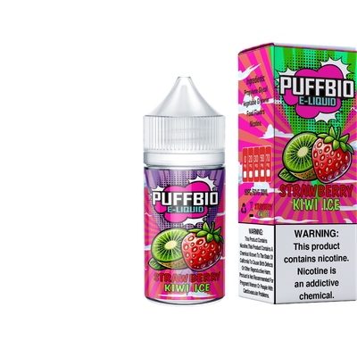 Puffbio STRAWBERRY KIWI ICE E Flavor 20 мг 30 мг 50 мг никотиновая солевая жидкость для электронных сигарет от VAPOREVER
