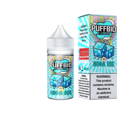 Puffbio BLUE RAZZ PEACH ICE  E Flavor 20 мг 30 мг 50 мг никотиновая солевая жидкость для электронных сигарет Vape Juice salt bar juice от VAPOREVER