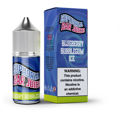 Euphoria Juice Blueberry Bubblegum Ice E Flavor 20 мг 30 мг 50 мг никотин Salt E-Liquid Vape Juice salt bar juice от VAPOREVER