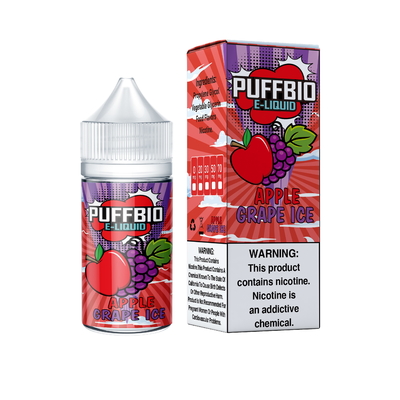 Puffbio APPLE GRAPE ICE E Аромат 20 мг 30 мг 50 мг никотина Соль E-Liquid Вапный сок от VAPOREVER