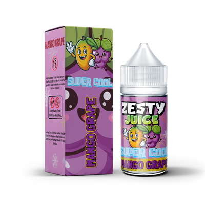 Сок Zesty Супер Кул Манго виноградный аромат 20 мг 30 мг 50 мг никотина Соль E-Liquid Vape сок от VAPOREVER