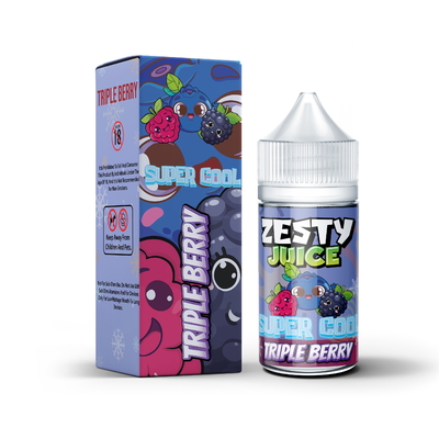 Zesty Juice Super Cool Strawberry Pomegrante Flavor 20 мг 30 мг 50 мг никотина Соль E-Liquid Вапный сок от VAPOREVER